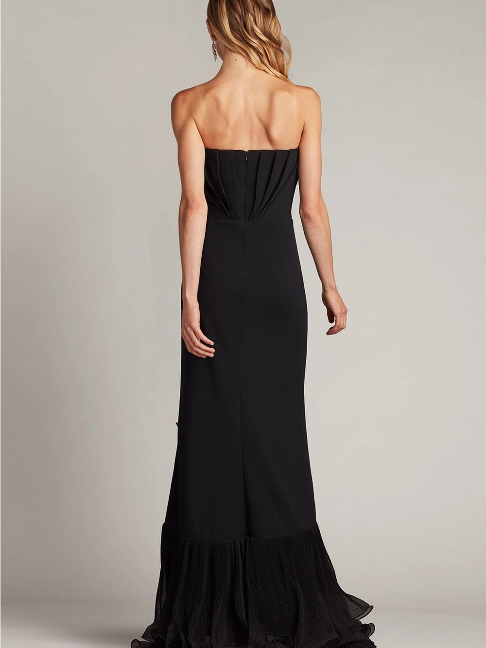 LEITH CASCADING RUFFLE GOWN - Picture 2 of 5